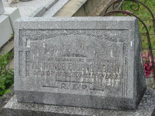 Terrence Eugene KELLY,  | husband father,  | died 10 April 1953 aged 80 years;  | Murwillumbah Catholic Cemetery, New South Wales  | 