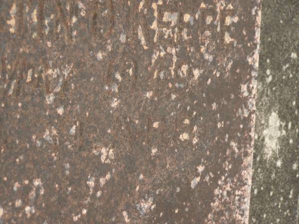 Phillip Austin O'KEEFE,  | died May 1949 aged 64? years;  | Murwillumbah Catholic Cemetery, New South Wales  | 