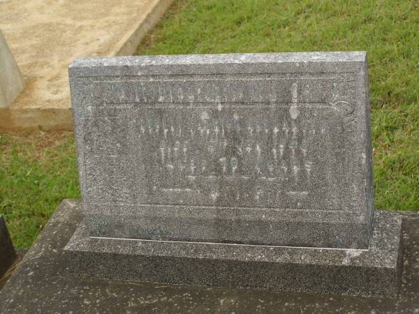 Robert Patrick ALEXANDER,  | died 6 Jan 1948 aged 70 years;  | Murwillumbah Catholic Cemetery, New South Wales  | 