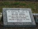 William GOEBEL
Aug 1 1922
aged 56
Matilda A GOEBEL
Jul 6 1953
aged 83
Mutdapilly general cemetery, Boonah Shire