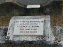 Lillian E BEHM
Jun 9 1959
aged 62
Mutdapilly general cemetery, Boonah Shire