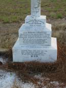 Ellen NOONAN
aged 51
daughter
Honora Catherine
aged 7 yrs
who were both drowned by flood at Normanby Reserve
Jan 22 1887
Mutdapilly general cemetery, Boonah Shire