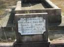 Donald Albert SEALY
26 Jun 1904
aged 1 yr 6 months
Doris Maud SEALY
26 Oct 1907
aged 7 yrs
Mutdapilly general cemetery, Boonah Shire