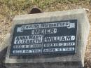MEIER
Anna Mary Elizabeth
8-2-1952
88 yrs
William
15-2-1917
53 yrs
Mutdapilly general cemetery, Boonah Shire