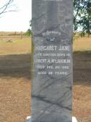 Margaret Jane
(wife of)
Robert A McLAUGHLIN
20 Dec 1913
aged 36
husband
Robert Alexander
15 Jun 1934
57 yrs
Mutdapilly general cemetery, Boonah Shire