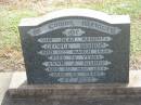 George BISHOP,
died 13 March 1956 aged 74 years;
Annie J. BISHOP,
died 5 May 1974 aged 89 years;
parents;
Nobby cemetery, Clifton Shire