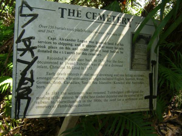North Tumbulgum cemetery, New South Wales  | 