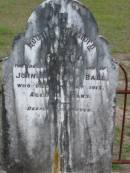 
Herbert
son of
John and Mary BALL
18? th May 1913
aged 13

Parkhouse Cemetery, Beaudesert
