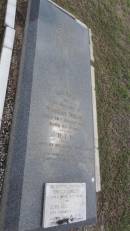 Thomas WALSH
d: 10 Aug 1928 aged 85
Bridget WALSH
d: 20 Apr 1932
John Joseph WALSH
d: 8 Feb 1932
Peak Downs Memorial Cemetery Capella Cemetery