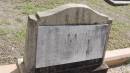 Herbert Frank ATCHISON
d: 27 Jul 1944 aged 62
Alice Ann ATCHISON
d: 16 Sep 1955 aged 66
Peak Downs Memorial Cemetery Capella Cemetery