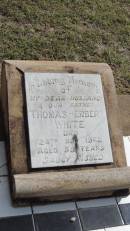 Thomas Herbert WHITE
d: 24 Nov 1962 aged 58
Peak Downs Memorial Cemetery Capella Cemetery