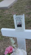 Merleen Valda BRAUN
b: 27 May 1938
d: 5 Sep 2002
missed by Harold, Geoff, Neil, Lisa, Laura, Georgie
Peak Downs Memorial Cemetery Capella Cemetery