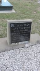 Elsa Jean LAWLESS-PYNE (nee PURVIS)
b: 16 Nov 1924
d: 20 Mar 2004
Peak Downs Memorial Cemetery Capella Cemetery