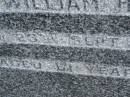 John William HARRIS,
died 23 Sept 1954 aged 61? years;
Pimpama Uniting cemetery, Gold Coast