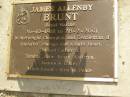 James Allenby BRUNT,
26-10-1918 - 28-2-2001,
father of Sandra, Julie, Kerry, Kathryn, Joanne & Tracey;
Pimpama Uniting cemetery, Gold Coast