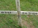 Jamie HOWEN,
10-5-57 - 24-3-01 aged 43 years;
Pimpama Uniting cemetery, Gold Coast