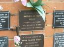 Gwendoline Ruth KELLY,
1-1-1954 - 28-11-2006,
missed by Mark, David, Kim & Rebecca;
Pimpama Uniting cemetery, Gold Coast