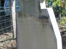 Juliana FRITZ,
born 6 Oct ????
died 26 Aug 1888;
Plainland Lutheran Cemetery, Laidley Shire