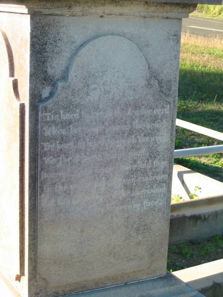 Plainland Lutheran Cemetery, Laidley Shire  | 