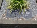 Maria Antonia WENTHOLT,
10-10-1920 - 20-5-1966;
Piet Hein WENTHOLT,
19-5-1951 - 25-9-1988;
Samsonvale Cemetery, Pine Rivers Shire