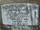 Alice Augusta FLOOD
d: 24 Nov 1966, aged 63
Edna Frances SMILES
b: 5 Dec 1912, d: 21 Oct 1952
Tamrookum All Saints church cemetery, Beaudesert