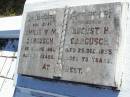 parents; Emilie W.M. DARGUSCH, died 6 June 1956 aged 73 years; August H. DARGUSCH, died 25 Dec 1955 aged 73 years; Tarampa Apostolic cemetery, Esk Shire 