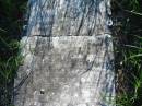 John SMITH, father,
died 31 Jan 1899 aged 65 years;
Wilson Family Private Cemetery, The Risk via Kyogle, New South Wales