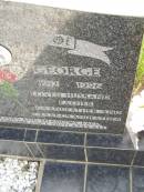 George FRESHNEY;
1912 - 1996,
husband father grandfather great-grandfather;
Tiaro cemetery, Fraser Coast Region