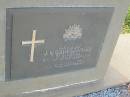 J.C. GROUNDWATER,
died 6 Sept 1967 aged 70 years;
Tiaro cemetery, Fraser Coast Region
