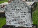 Bernard John Francis CONNORS,
accidentally killed 28 Feb 1959 aged 21 years 4 months;
Tiaro cemetery, Fraser Coast Region