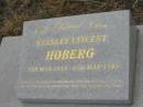 Stanley Vincent HOBERG,
5 Mar 1915 - 6 Mar 1985,
remembered by Merryl, Morgan & Gwenda;
Tiaro cemetery, Fraser Coast Region
