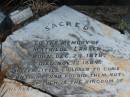 Mathilde LARSEN,
born 24 Dec 1878,
died 12 Nov 1884;
Tiaro cemetery, Fraser Coast Region