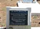 Charlotte Fairley KATOFF?,
Thomas Evan KATOFF?,
Lillian May KATOFF,
Evan Charles Morris KATOFF died 12 Nov 1996 aged 72 years,
Tingalpa Christ Church (Anglican) cemetery, Brisbane