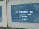 Minnie Amelia GORRIE
14 Jul 1972 aged 80
Toogoolawah Cemetery, Esk shire