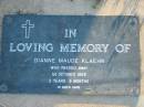 Dianne Maude KLAEHN
1 Oct 1959 aged 2 years 3 months
Toogoolawah Cemetery, Esk shire
