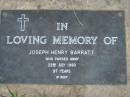Joseph Henry BARRATT
22 Jul 1990 aged 97
Toogoolawah Cemetery, Esk shire
