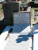 William Alfred JOLLY C.M.G
30 May 1955
Former (Lord) Mayor of Brisbane 1925-1931
wife
Lillie Maude JOLLY
B: 5 Dec 1881
D: 12 Dec 1981
Brisbane General Cemetery (Toowong)