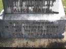 Maria,
wife of J.W.C. HOWARD,
died 7 Feb 1899 in 55th year;
Alice Maud,
daughter,
drowned in Coomera River 6 Oct 1890 aged 22 years;
John W.C. HOWARD,
died 15 Feb 1908 aged 77 years;
Robert,
brother,
killed in action 8 Aug 1915 aged 39 years;
Upper Coomera cemetery, City of Gold Coast