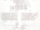 Albert Telford WEBB,
born 16 April 1873,
died 27 June 1968 aged 95 years;
Mary WEBB,
born 5 July 1873,
died 15 Oct 1973 aged 100 years;
Warra cemetery, Wambo Shire