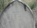 Sarah (wife of) Joseph BOYCE
9 Feb 1883, aged 63
Joseph BOYCE
b: 1827 -
d: 24 May 1886, aged 59
Wivenhoe Pocket General Cemetery