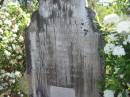 Emma REISER
8 Jun 1893, aged 48
(daughter) Louisa
18 Apr 1898, aged 25
George Edward LEA
(son of Barry and Rose LEA)
26 Aug 1915, aged 17
George Fredrick REISER
d: 1920, aged 77
Henry LEA
Apr 1938, aged 84
Rosina Emma LEA
31 Jul 1960, aged 92 years 11 months
Clara Isabel DE BONO
(eldest daughter of) Henry and Rosina LEA
20 Jul 1985, aged 95
William Stewart LEA
b: 5 Oct 1903, d: 14 Mar 1990
Wonglepong cemetery, Beaudesert