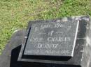 Cyril Charles DU RIETZ,
died 8 Sept 1975;
Woodford Cemetery, Caboolture
