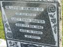 Lucy Emma DRAPER, mother,
died 17 Nov 1942 aged 70 years;
Woodford Cemetery, Caboolture