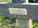 Daphne Florence STOKES,
2-4-31 - 23-3-99;
Cathy Marie STOKES,
8-5-57 - 8-6-74,
with her mother;
Matthew Robin STOKES,
24-11-74 - 9-10-96,
with his mother;
Woodford Cemetery, Caboolture