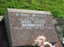 Irene Dulcie HENNESSEY,
wife mother grandmother,
died 26 Aug 1988 aged 71 years;
Woodford Cemetery, Caboolture