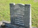 James Henry HUDDUCK,
died 23 Mar 1951 aged 47 years;
Woodford Cemetery, Caboolture
