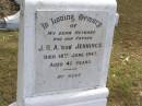 J R A Bob Jennings
18 Jun 1947, aged 42
Woodhill cemetery (Veresdale), Beaudesert shire