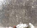 Jane E ADBETT
1884 ? - 1901
Allan Sylvia Runter
Tin Can Bay 1987 ?
Woodhill cemetery (Veresdale), Beaudesert shire