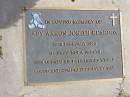 baby Aaron Joseph Reardon
18 Feb 1993
Woodhill cemetery (Veresdale), Beaudesert shire