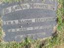 Leila Naomi Hatchman
b: 2 Nov 1896, d: 17 Feb 1995
Woodhill cemetery (Veresdale), Beaudesert shire